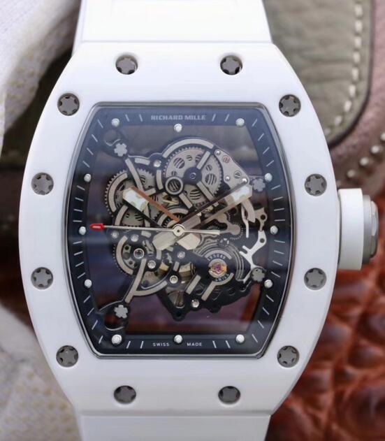 Richard Mille Rm055 White Ceramic and Titanium watches prices